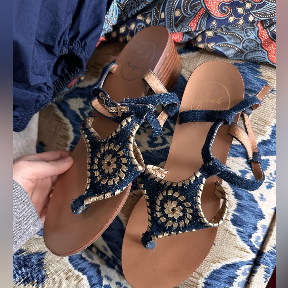 Jack Rogers Women's Navy Sandals